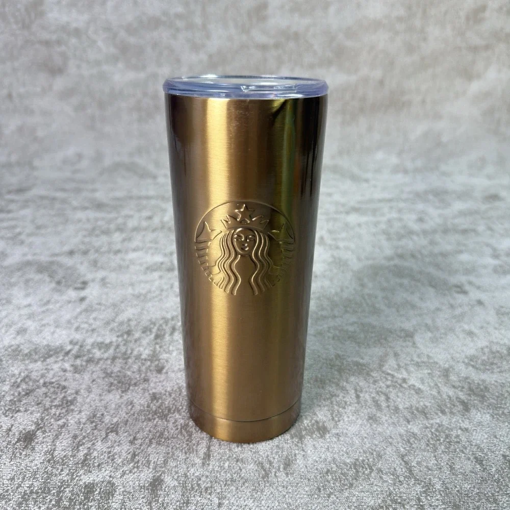 Starbucks Spring 2022 Stainless Steel Copper 16oz Cold Cup